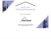Tablet Screenshot of gerritzmann.de